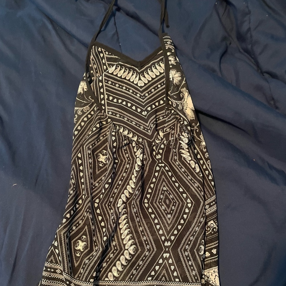 Aztec Tribal Pattern Breezy Halter Tank Top